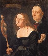 Lucas Furtenagel The painter Hans Burgkmair and his wife Anna,nee Allerlai Germany oil painting artist